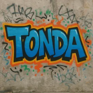 grafity obrázek s nápisem Tonda
