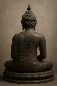 Budha ze zadu