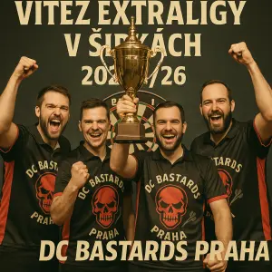 DC Bastards Prahavítěz extraligy v šipkách 2025/26