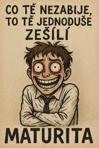 Co tě nezabije, to tě jednoduše zešílí. Maturita.