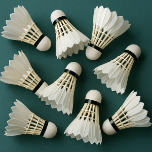 několik badmintonovych mičků