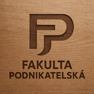 logo fakulty podnikatelské vygravírované