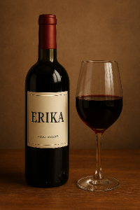 víno a jméno Erika