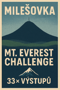 kopec milešovka, Mt. everest chelleng, 33x výstupů