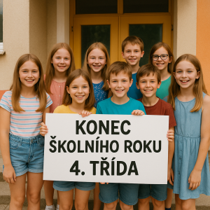 konec školního roku 4. třída