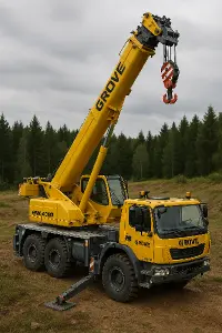 Autojerab grove gmk 4080 v terenu