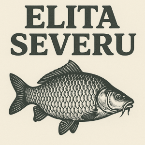 Napis Elita Severu a obrázek kapra