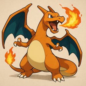 Pokemon charizard,