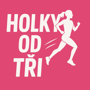 Nápis “Holky od Tři” který nás bude reprzentovat na běhu 10km. Jsme holky, co chtějí překonávat své hranice, užít si běh