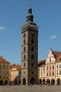 černá věž v českých budějovicích