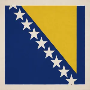 vlajka Bosny a Hercegoviny