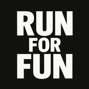 Text v bílé barevěRUNFORFUN
