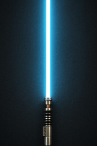 Star wars světelný meč na výšku s dlouhým paprskem