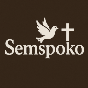 Vytvoř obrázek kde bude napsáno Semspoko ?️✝️