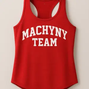 Sportovní cross tílko s názvem Machyny team
