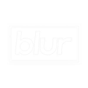 vygeneruj mi ikonické logo kapely Oasis v bílém rámečku, akorát text bude Blur a ne Oasis