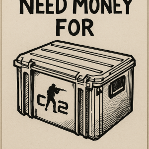 Chtel bych text kde je "need money for" a byl by tam obrázek case z cs2