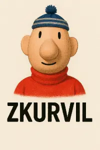 obličej Pata a pod tím nápis ZKURVIL