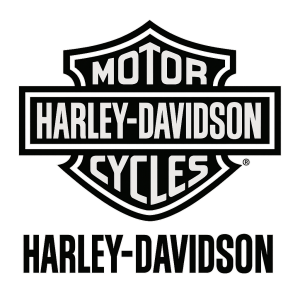 Nápis a znak Harley Davidson