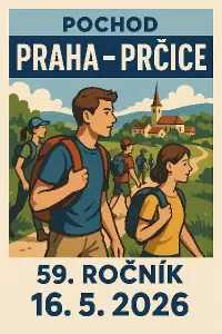 generuj obrázek pochod praha - prčice tak, aby neporušoval autorská právaa pod to přidej59. ročník16. 5. 2026