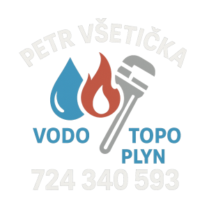 název mé firmy PETR VŠETIČKA VODO TOPO PLYN, TELEFON 724340593 A VHODNÝ OBRÁZEK, BEZ BÍLÉHO POZADÍ V OBRÁZKU
