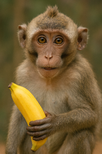 Opice s bananem