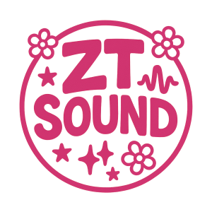 Firemní logo ZT sound implementované do kruhu. Bude to jako logo na dětské tričko pro dívku.Prosím více obrázkovřehnané