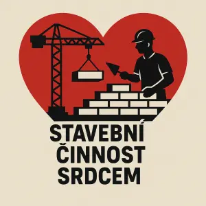 stavební činnost srdcem