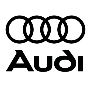 černé logo audi