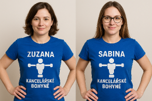 mame v praci ligu ve stolnim fotbalku, potrebuju tricka pro sebe a - Zuzana - a kolegyni Sabinu, tym kancelarske bohyne
