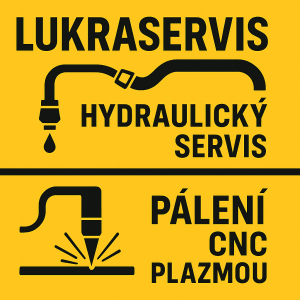 LukraServis - Hydraulický servis, Pálení CNC plazmou