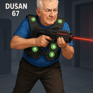 DUŠAN 67 s tématem lasergame
