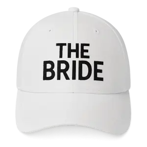 nápis THE BRIDE na rozlučku se svobodou na kšiltovku