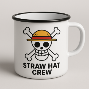 Dej mi na prostředek plecháčku Jolly Roger z One Piece, konkrétně Straw Hats Crew a dej to z obou stran.