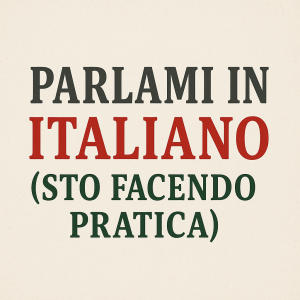 Text" Parlami in ITALIANO (sto facendo pratica)