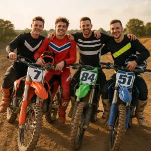 hele chci extra hezky obrázek, kde bude motokros a spojena parta kluku, který jezdi závody v motokrosu
