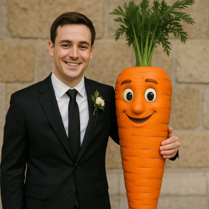 ženich a mrkev