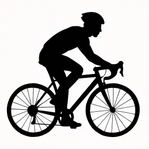 siluleta cyklisty