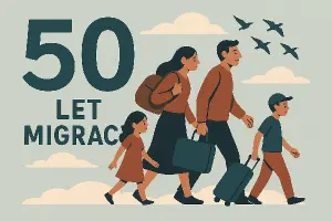 číslo jako 50 let a něco s migrací