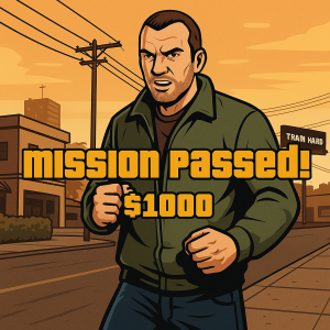 Mission completed jako GTA