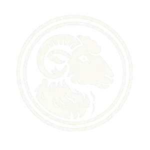 udelej mi logo sumavske ovce v bilem dvojkruhu jenom logo bez napisu