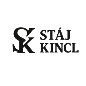 Nápis Stáj Kincl, logo s písmen S a K
