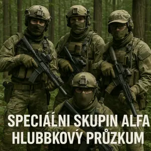 Airsoftová skupina specialni skupina alfa zamerena na hloubkovy pruskum