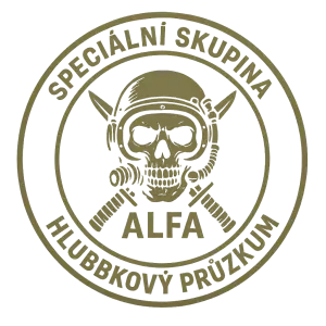 specialni skupina alfa zamerena na hloubkovy pruskum emblem