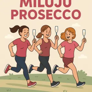 Miluju prosecco a jdeme s kamarádkami na běh spojeny s pitím prosecca