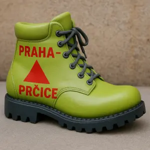 Botička symbolizující pochod Praha- Prčice