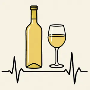 EKG vína bílé bez popisu