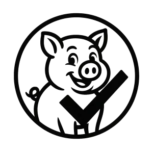 Logo Checker pig