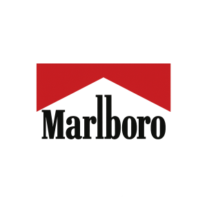 Vytvoř logo a nápis Marlboro ve velikosti 70mm délky a výšku 30mm