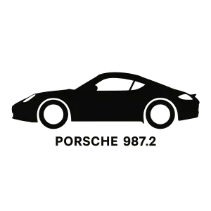 silueta porssche 987.2 z boku